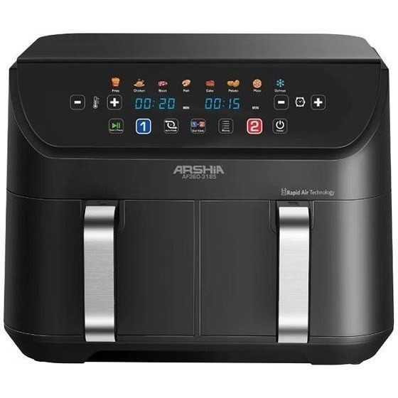 سرخ کن دوقلو بدون روغن عرشیا مدل AF360-3185